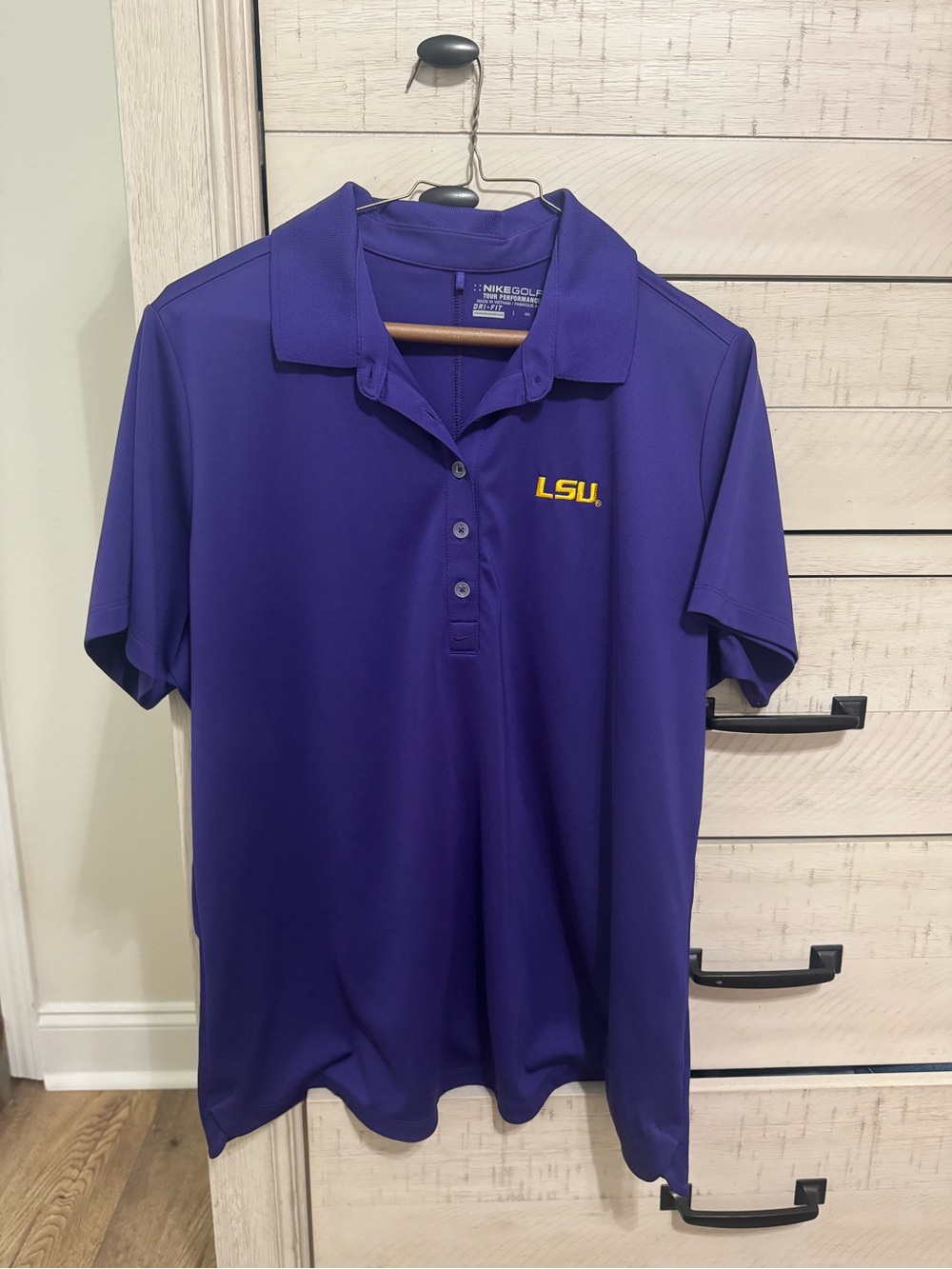 Nike Golf LSU Purple Women’s Polo Shirt